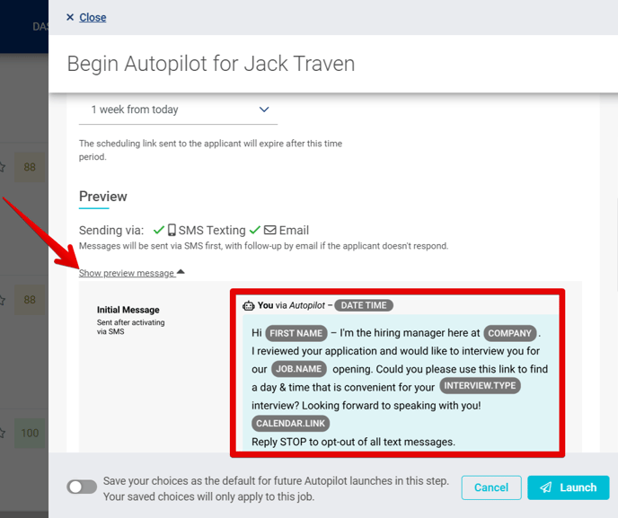 (8) Begin Autopilot Drawer (Preview) (highlights)