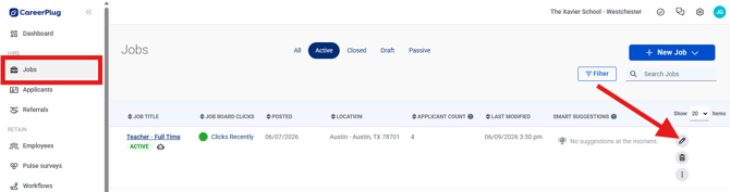 Jobs Page, Active (Nav Bar Expanded) (Edit+Jobs highlight) (cropped)