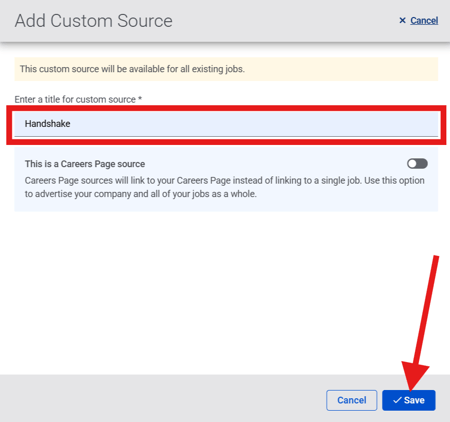 Add Custom Source drawer (3.25.26) (highlights)