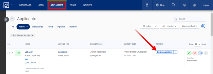 Applicants Page (2.25.25) (Begin Autopilot arrow+Applicants highlight)