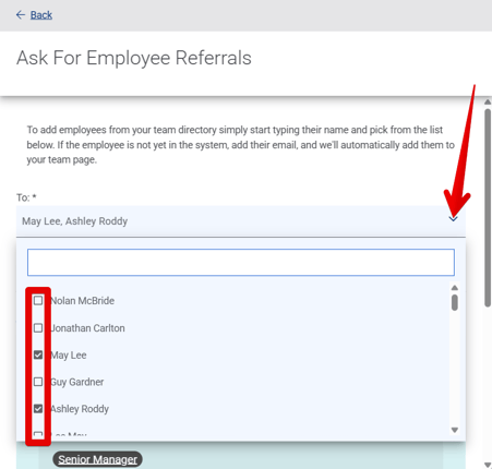 Ask For Employee Referrals drawer (12.2.25) (top) (highlights fixed)