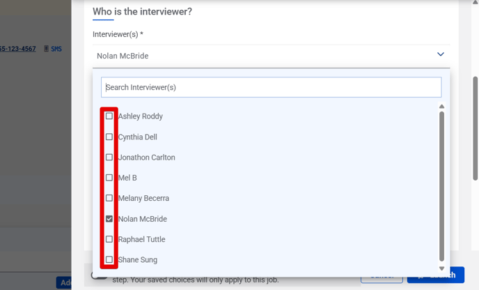 Begin Autopilot drawer (Mid) (Interview drop-down) (highlights)
