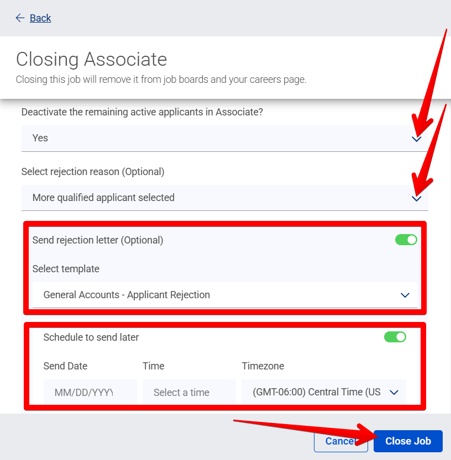 Closing Job Drawer - Deactivate Apps (options selected) (highlights) (cropped)