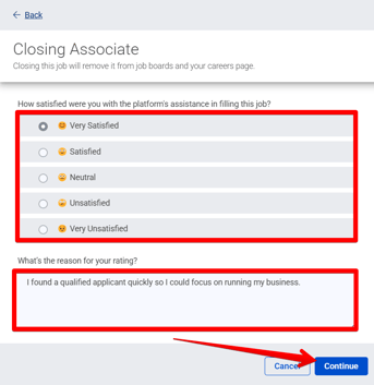 Closing Job Drawer - Satisfaction (selected+reason input) (highlights) (cropped)