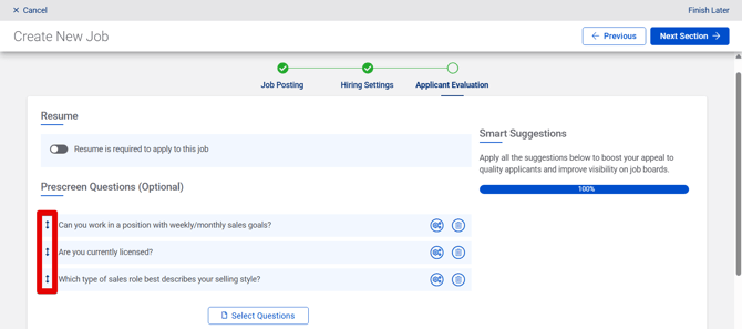 Create New Job - App Evaluation (State Farm) (12.11.25) (Resume+Prescreen) (Prescreen added) (Rearrange highlights)