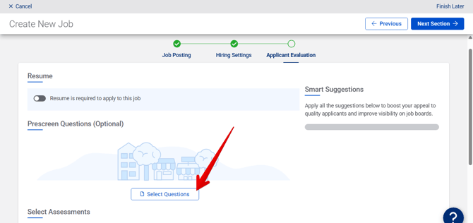 Create New Job - App Evaluation (State Farm) (12.11.25) (Resume+Prescreen) (Select Qs arrow fixed)
