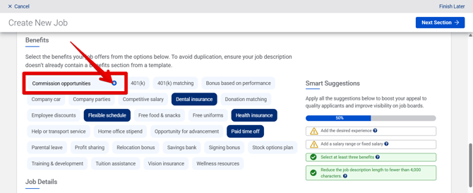 Create New Job - Job Posting (10.15.25) (Benefits + Custom Benefit entered) (highlights) (22)