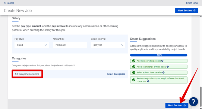 Create New Job - Job Posting (10.15.25) (Salary + Categories + Complete Smart Sugg) (Next arrow) (28)