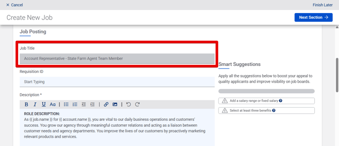 Create New Job - Job Posting (State Farm) (12.11.25) (Job Title+Desc) (Title highlight)