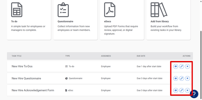 Create or Edit Workflow Page (5.2.25) (All Task Types Added) (Actions highlight)
