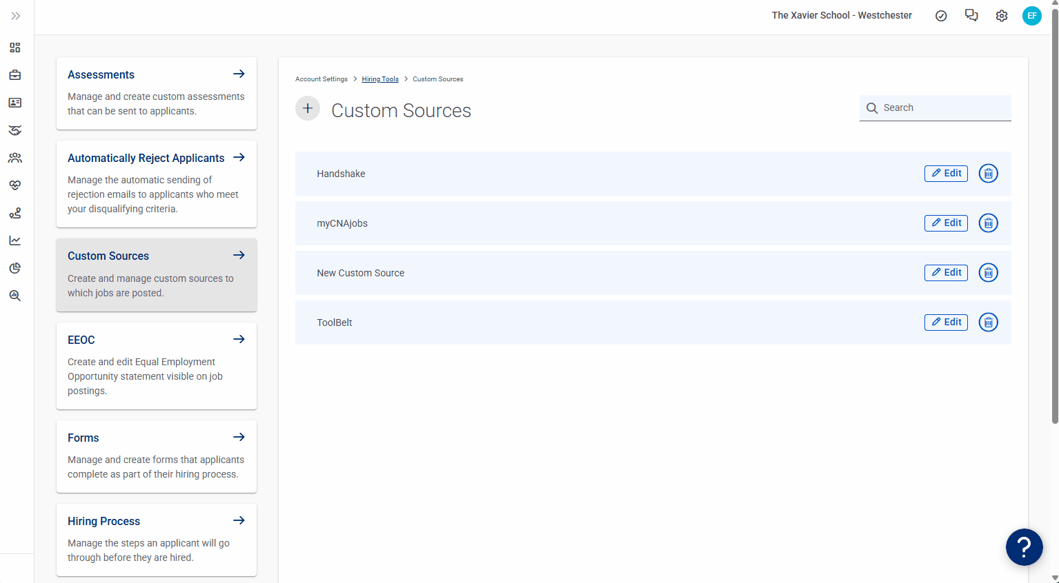 Custom Sources (Adding a custom source) (gif)