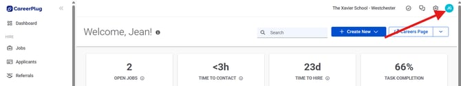 Dashboard (6.9.26) (NavEXP) (Standard) pointed to profile