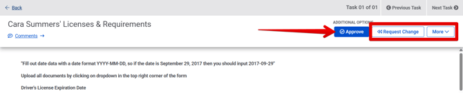 Employee Profile - Licenses Task (11.26.25) (SwyftOps) (Approve arrow + highlight)