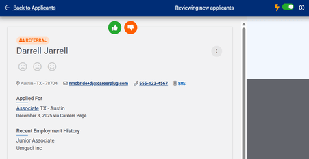 Employee Referral Hover (App Review)
