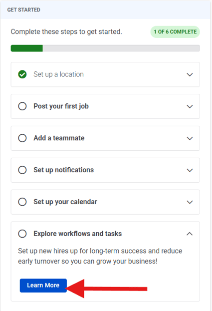 Get started widget [Workflows] (1.27.26)