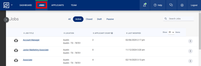 Jobs Page (Lim Access) (3.6.25) (Jobs tab highlight)
