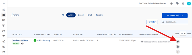 Jobs Page, Active (Nav Bar Minimized) (Edit arrow) (cropped)