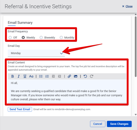 Referral & Incentive Settings drawer (12.11.25) (Top) (highlights)