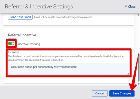 Referral & Incentive Settings drawer (12.11.25) (bottom) (highlights)