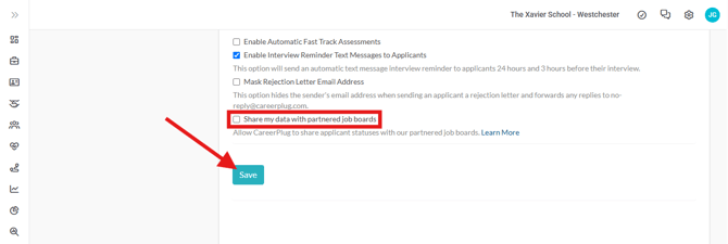 Settings, My Organization, Company Profile (Nav bar minimized) (Bottom) Pointed to save