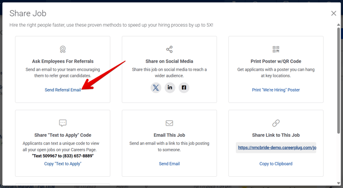 Share Job pop-up (with Emp Referral) (12.2.25) (Emp Ref arrow)