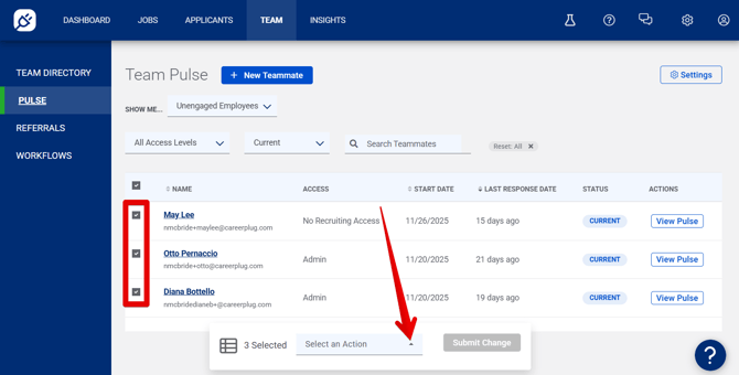 Team - Team Pulse (1.21.26) (Unengaged Employees Selected) (highlights)